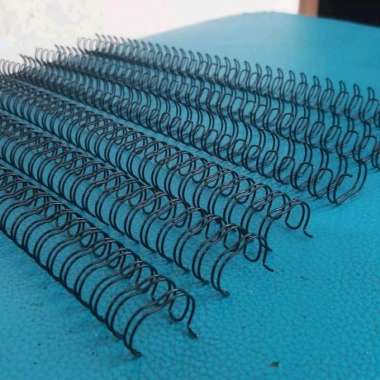 Ring Jilid Kawat Nomor 7 Spiral 7/16 F4 38 Lubang Pitch 3:1 11mm 85 lembar O Binding Wire putih