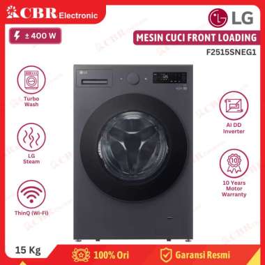Mesin Cuci LG Front Loading 15KG F2515SNEG1