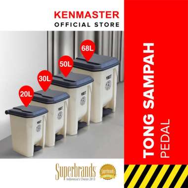 Kent Tempat Sampah Injak / Tong Sampah Injak / Tempat Sampah Kamar Mandi Tutup / Tong Sampah Dapur 2