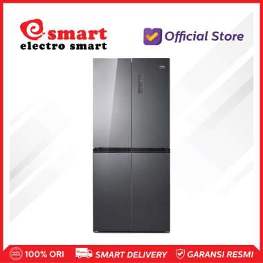 BEKO - KULKAS 4 PINTU Side By Side 500 Liter GNO5001GS
