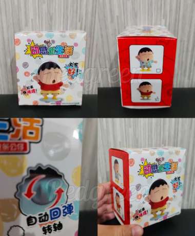 mainan anak koleksi figure Dynamic Shin Life Wiggling Shinchan Sinchan Shincan dancing Shin Chan shi