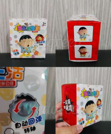 mainan anak koleksi figure Dynamic Shin Life Wiggling Shinchan Sinchan Shincan dancing Shin Chan shi