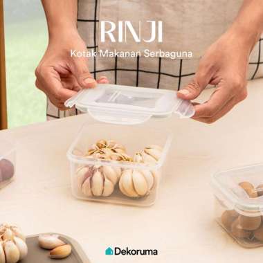 Dekoruma RINJI Kotak Makan Klip / Kontainer 700ml - Sage Green