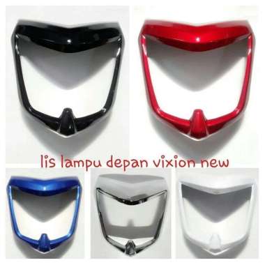 List Cover Lampu New Vixion Lighting Nvl 2013 2014 Kedok Lampu Topeng Vixion Batok Lampu Vixion Biru