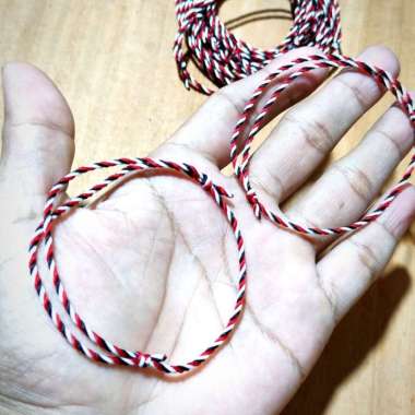 GELANG TRIDATU 3 WARNA TALI BALI ORIGINAL BENANG 2MM