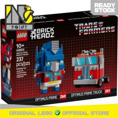LEGO 40803 - Brickheadz - Optimus Prime Robot & Vehicle