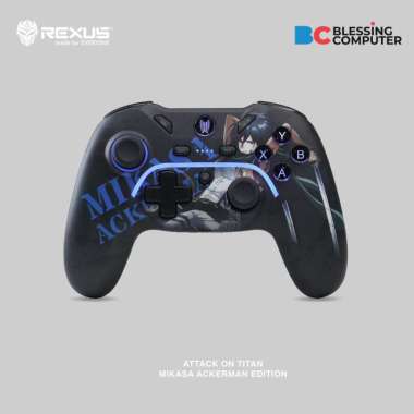 Gamepad single REXUS DAXA ASTERIA AX1 AOT MIKASA Black
