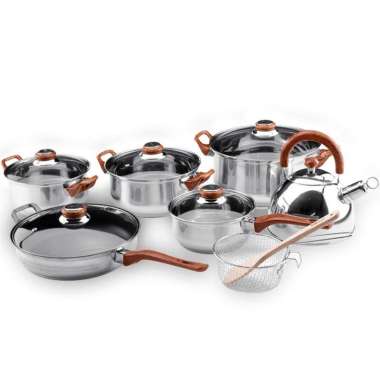 Oxone OX933 Panci Stainless Steel Set Anti Karat Cookware Premium