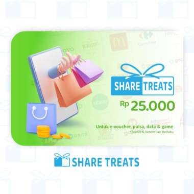 Share Treats Gift Voucher - Rp 25.000