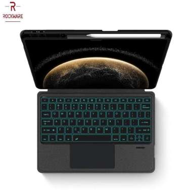 ROCKWARE YJ-PRO13.2 Detachable Smart Touch Magnetic Keyboard Cover Case Huawei MatePad Pro 13.2 Inch