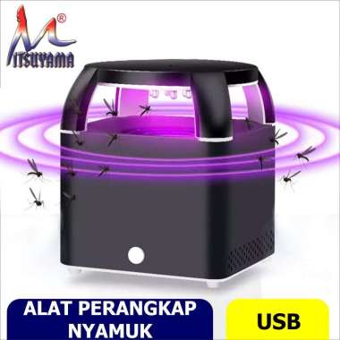 Mitsuyama Alat Perangkap Nyamuk MS-PN4 / Lampu Nyamuk USB Portable / Pembunuh Pembasmi Serangga Anti
