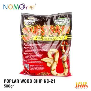 Nomoy Poplar Wood Chip 500gr NC-21 Substrate Ular Hamster Burung Snake Ball python