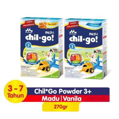 Chil Go Powder 3+ Kemasan 270 g - Susu Bubuk Anak Vanila - Kemasan Utuh