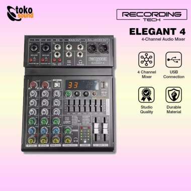 Recording Tech Elegant 4 - 4 Channel Audio Mixer Analog
