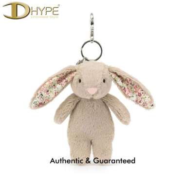JELLYCAT BLOSSOM BUNNY BAG CHARM 100% ORIGINAL
