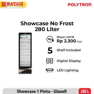 POLYTRON Showcase 280 Liter SCN 288 - Pekanbaru SCN 238X