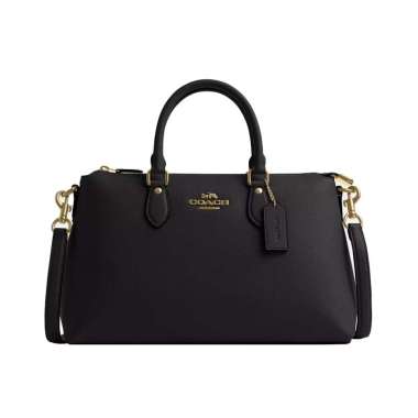 [12.12 Dealcember] Coach Georgia Satchel Bag Black Black