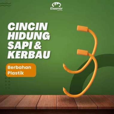 Cincin Ring Plastik Untuk Hidung Sapi Kerbau Lembu Cattle Nose Ring