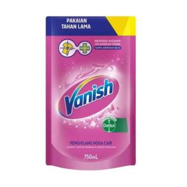 Vanish penghilang noda cair putih / pink 750 ml pink