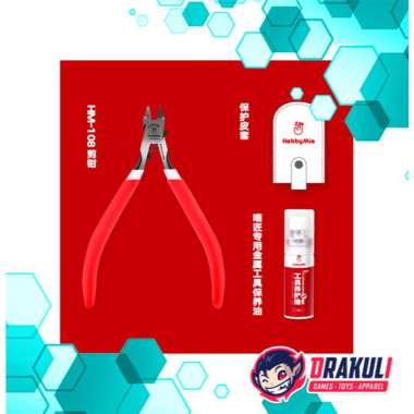 Hobby Mio Ultra Thin Single Blade Nipper HM-108 Pro + Maintenance Oil