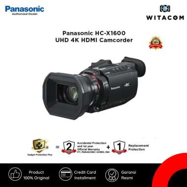 WITACOM - Panasonic HC-X1600 / HC X1600 UHD 4K HDMI Camcorder - Garansi Resmi
