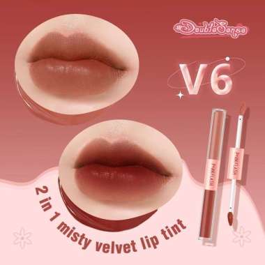 Pinkflash 2 IN 1 DUO LIPGLOSS Lipstik Ombrelips V06