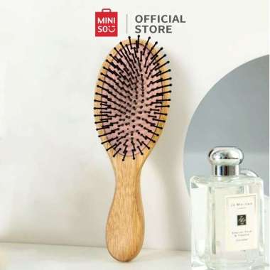 MINISO Sisir Rambut kayu Wanita Hair Brush Massage Comb Anti-static Comb sisir rambut rontok dan kus