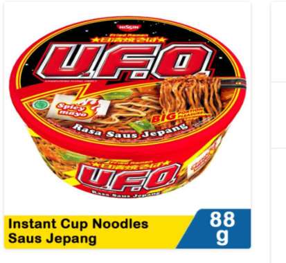 Promo Harga Nissin Ufo Mie Instan Kari Pedas 100 gr - Blibli