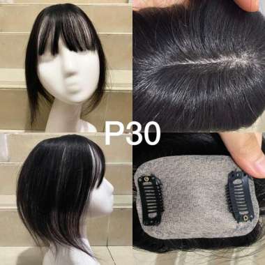 Aegyoshoppe - S30 P30 Toupee Tipis Human Hair LACE TOUPEE - P30-Poni Tipis