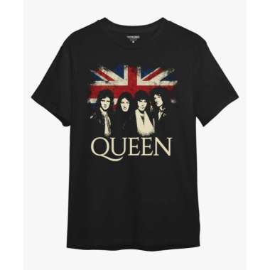 Kaos Band Queen England Flag L