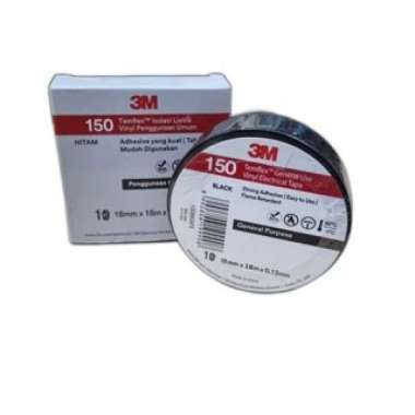 ISOLASI LISTRIK 3M 150 TEMFLEX HITAM