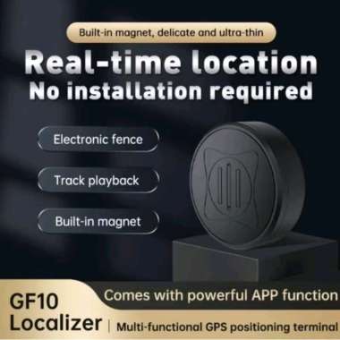 GF10 GPS Mini Realtime Tracking Ultra Thin Magnetic GPS Only