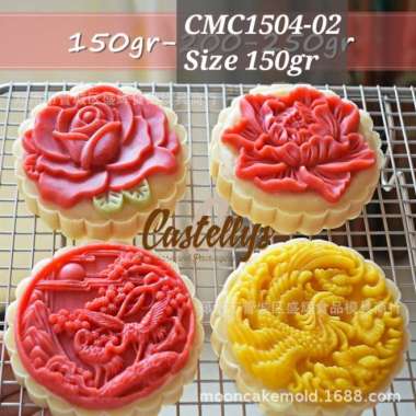 Cetakan Mooncake 150gr CMC1504-02 Pia Kue Bulan Snowskin Cookies
