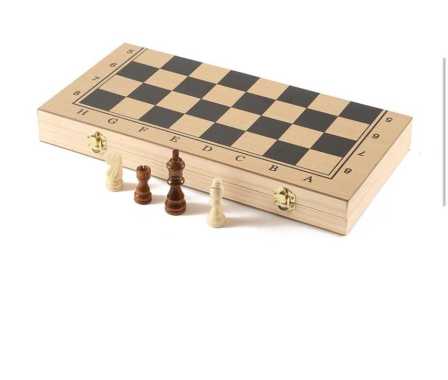 Set Catur Magnetik Kayu Lipat β Chess Wooden Magnetic Chess Set Hitam