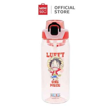 Miniso x One Piece Classic Collection Botol TRITAN Dengan Pegangan Gelas Air Minum Olahraga Berkapas