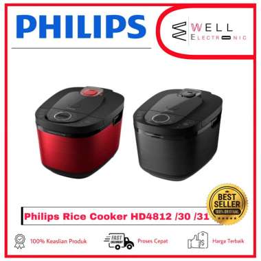 Philips HD4812/30 HD4812/31 Digital Rice Cooker Magic com 3000 Series HD 4812 18 Menu Masak HD4812/3