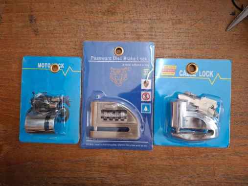COD KUNCI DISK LOCK CAKRAM MOTOR GEMBOK DISC BULAT PIRINGAN PENGAMAN KERETA anti maling GROSIR ECER 