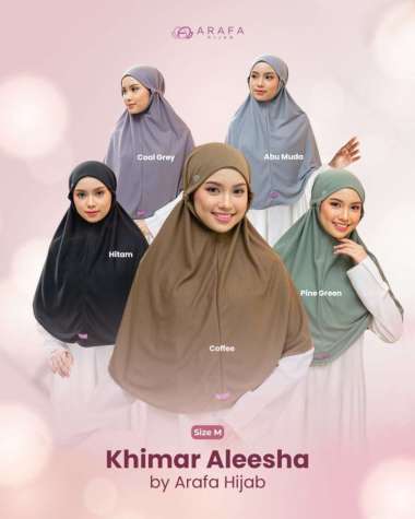 KHIMAR ALEESHA BERGO INSTAN TALI BY ARAFA HIJAB L PUTIH