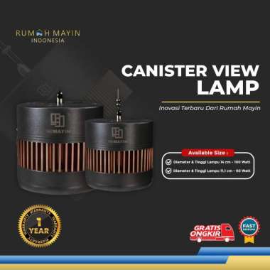 MAYIN Lampu LED Mayin Canister View Lamp Sorot Aquarium Aquascape Kolam Ikan 60watt