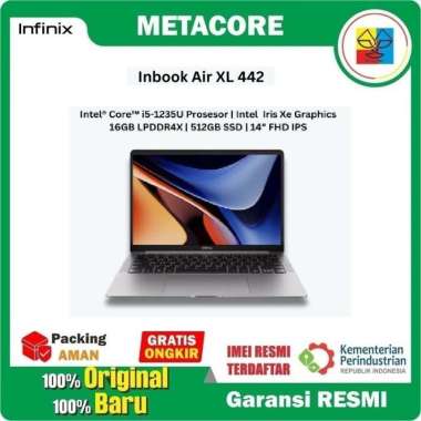 Infinix Inbook Air XL442 Komputer Laptop Ram 16 Internal 512 SSD