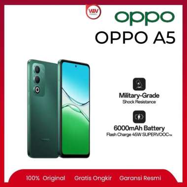 Hp Oppo A5 2025 Ram 8GB Internal 128GB Garansi Resmi Green
