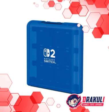 Nintendo Switch 2 / NS2 Hori Game Card Case 12 Cards - Clear Blue