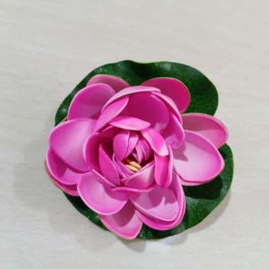 bunga teratai apung bunga lotus imitasi Pink