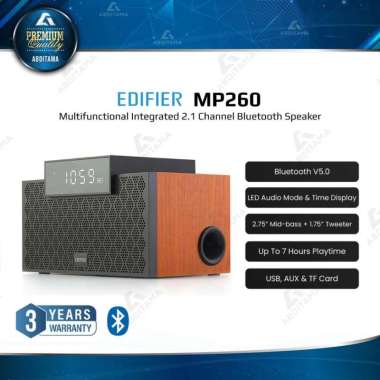 Speaker Portable EDIFIER MP260 Portable Bluetooth Speaker Driver Sistem 2.1 channel denagn tweeter 8