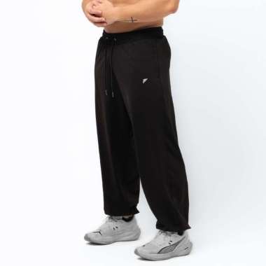 Flexzone Baggy Sweat Pants for Gym Running Sports FCS-051 M Hitam
