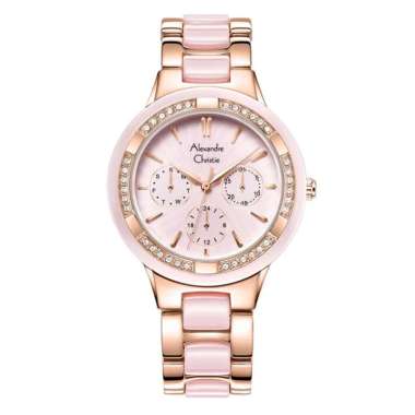 Alexandre Christie AC 2299 Rosegold Pink New Ceramic BFBRGPN