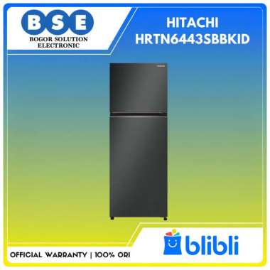 Kulkas Inverter HRTN6443SBBKID Hitachi 409 Liter Kulkas Top Freezer HRTN6443 [ORIGINAL]