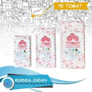 PLASTIK PE TOMAT - plastik kiloan Merk Tomat - Murah - Grosir 15x30