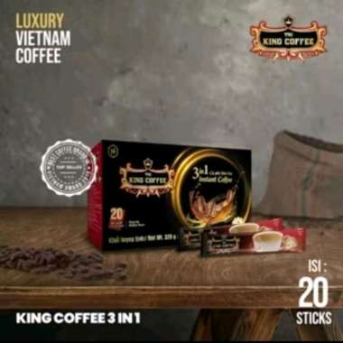 Kopi Vietnam Trung nguyen king coffee 3in1 20sachet