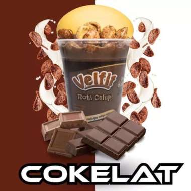 DHIO-1 Cup roti celup velfitroti viral VELFIT ROTI CELUP 1 CUP LEZAT NYOKLAT KENTAL Cokelat